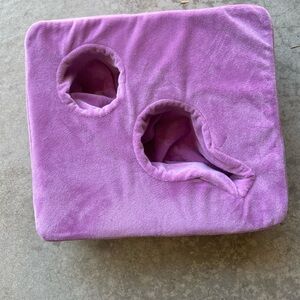 NEW Bullseye Playground Pinkish Purple Plush Sofa Buddy Cup Holder